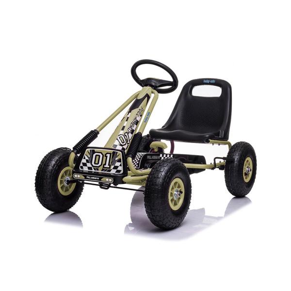 Detská šliapacia motokára Go-kart Baby Mix Razor zelená 