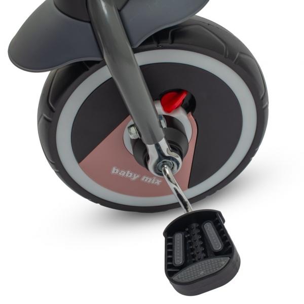 Detská trojkolka Baby Mix 5v1 RELAX 365° ružová 