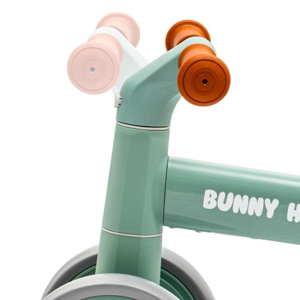 Detské odrážadlo Baby Mix Bunny Hop Ultralight zelené 