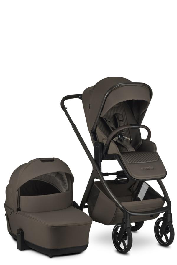 EASYWALKER Kočík kombinovaný Zoey Chestnut Brown + CYBEX Aton B2 i-Size + základňa 