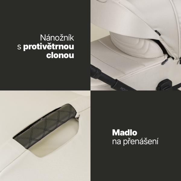 Hlboká korba ku športovému kočíku Move XL 5, Toffee Brown 