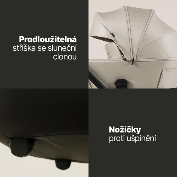 Hlboká korba ku športovému kočíku Move XL 5, Toffee Brown 