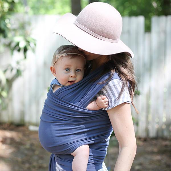 BOBA Nosič detí / šatka Wrap - Vintage Blue 