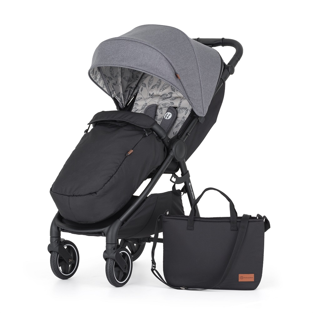 PETITE&MARS Kočík športový Royal3 Black Ultimate Grey 