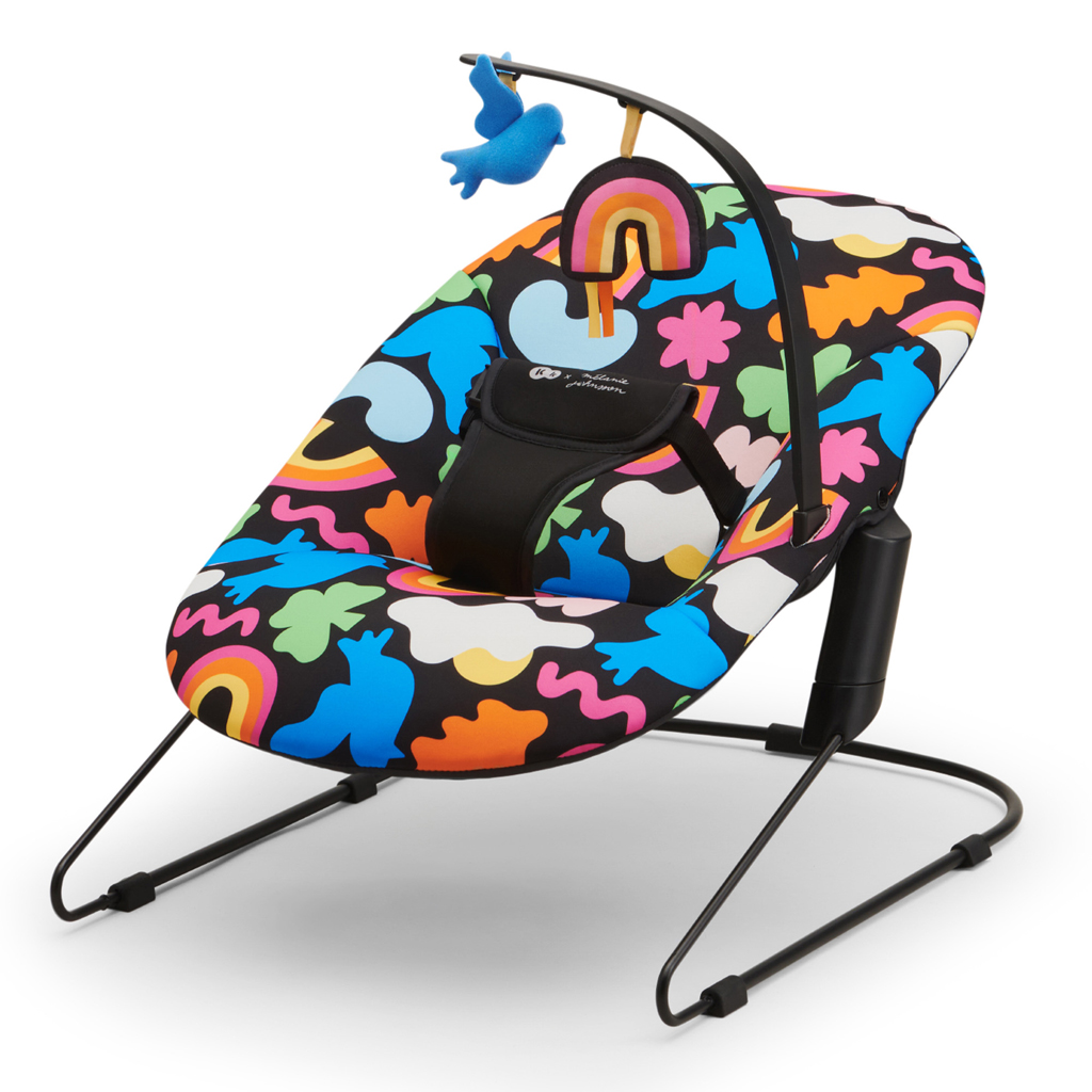 KINDERKRAFT Hojdacie lehátko Calmee Happy Shapes 0m+, do 9kg 