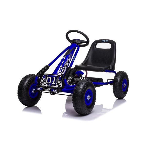 Detská šliapacia motokára Go-kart Baby Mix Razor modrá 