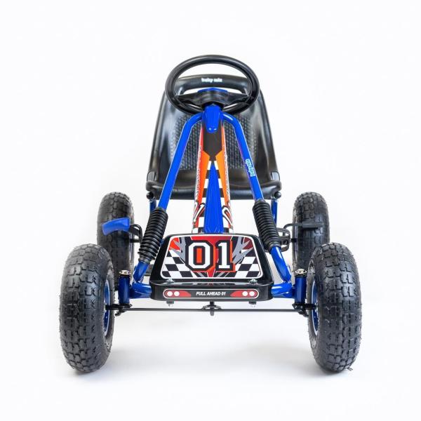 Detská šliapacia motokára Go-kart Baby Mix Razor modrá 